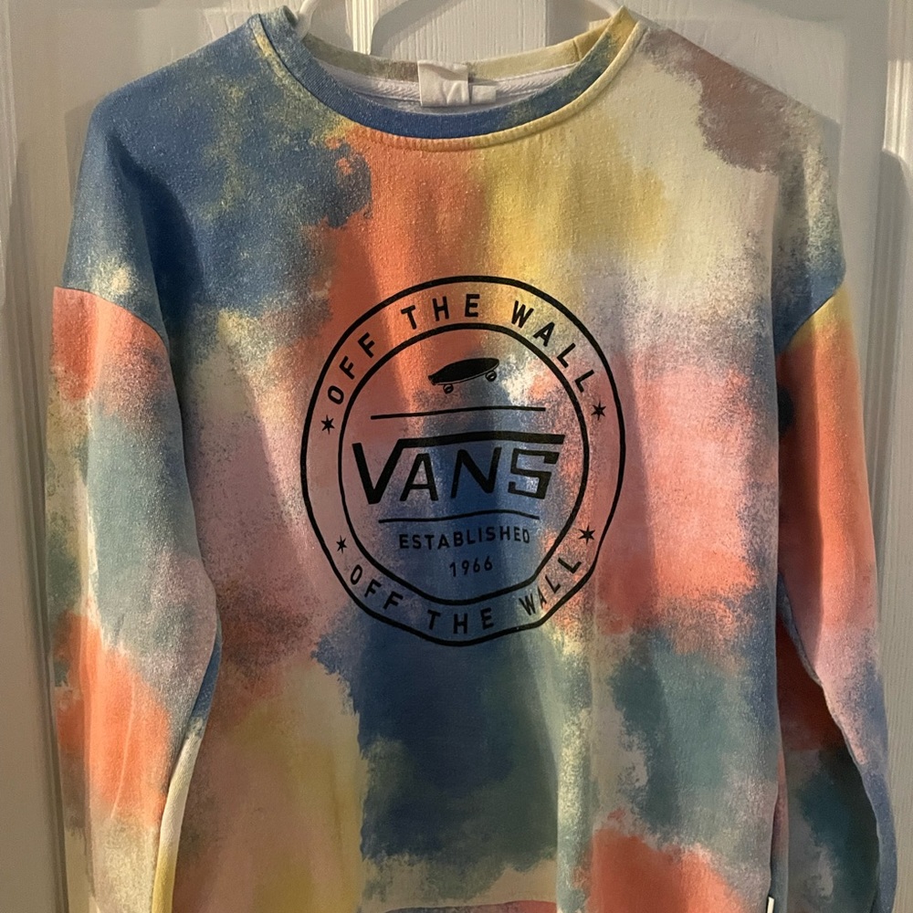 Vans Women's tie dye sweatshirt size small